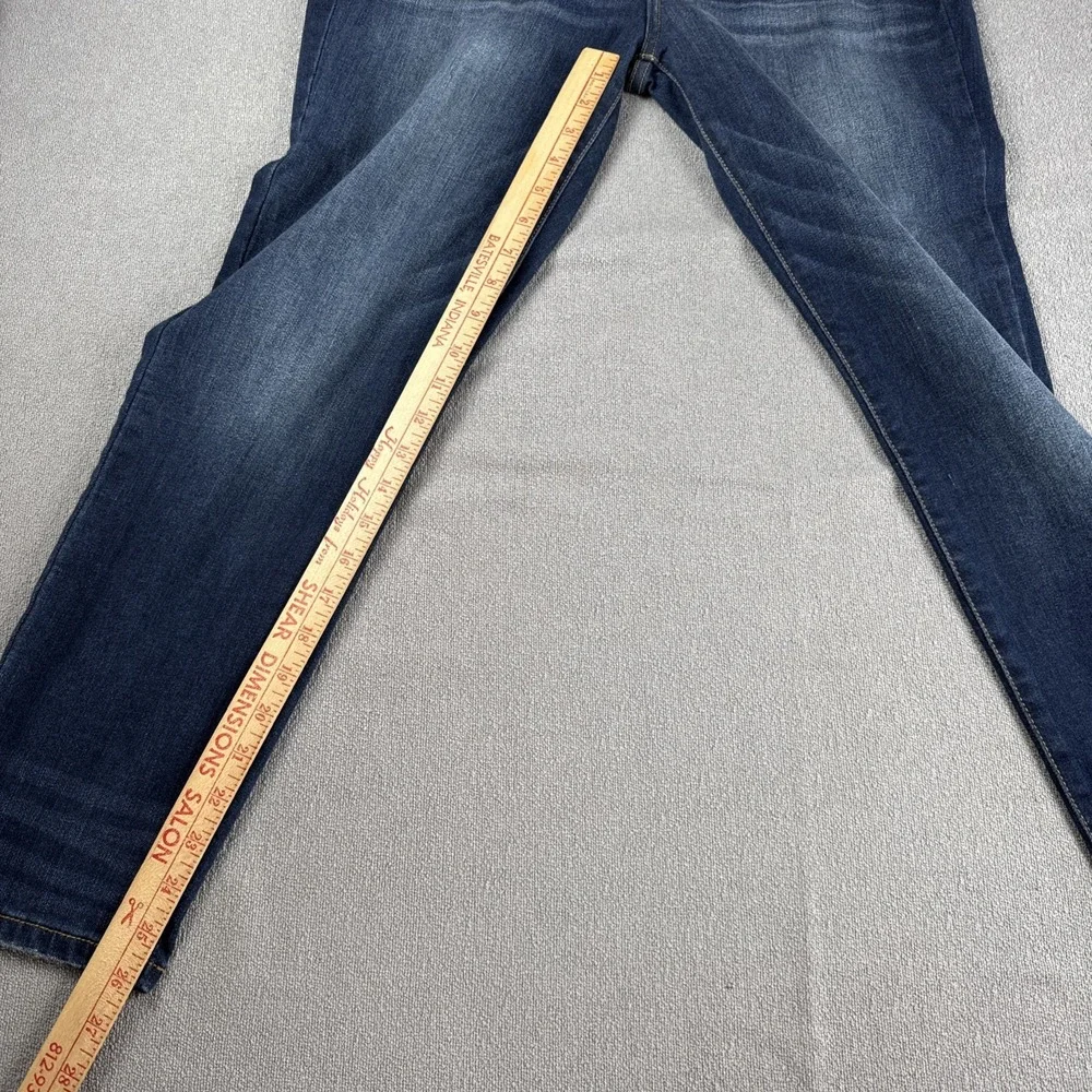 Judy Blue Relaxed Fit Jeans Womens Dark Wash Waist Stretch Size 15/32
